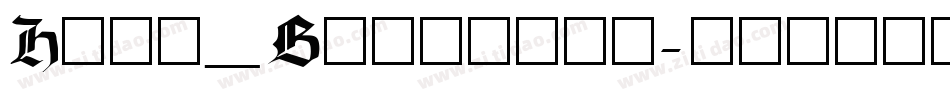 Huni_Bodsidor字体转换