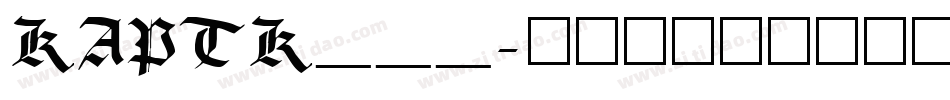 KAPTK___字体转换
