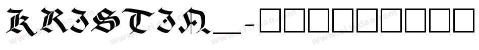KRISTIN_字体转换