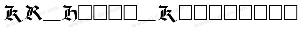 KR_Happy_Kwanza生成器字体转换