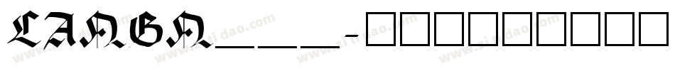 LANGN___字体转换