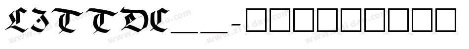 LITTDC__字体转换