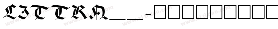 LITTRN__字体转换