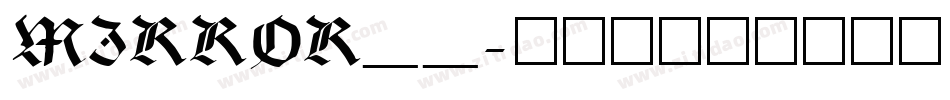 MIRROR__字体转换