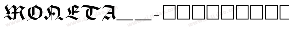 MONETA__字体转换