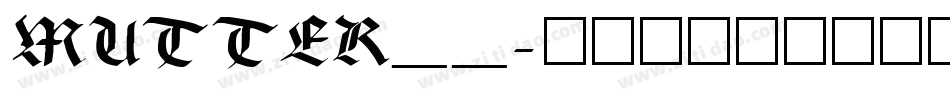 MUTTER__字体转换
