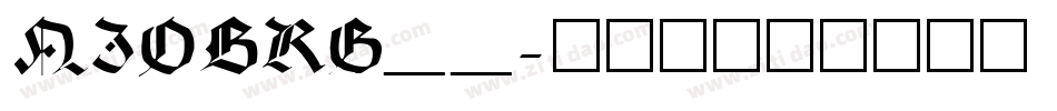 NIOBRG__字体转换