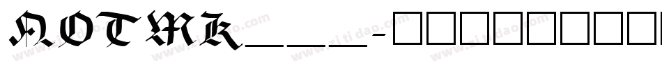 NOTMK___字体转换