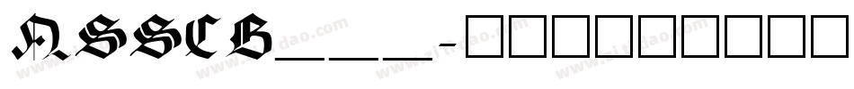 NSSCB___字体转换