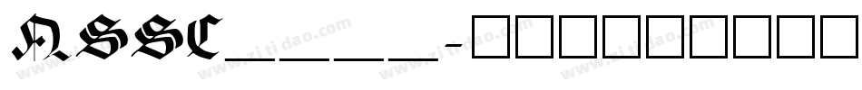 NSSC____字体转换