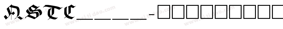 NSTC____字体转换