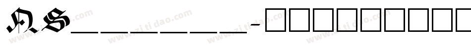 NS______字体转换