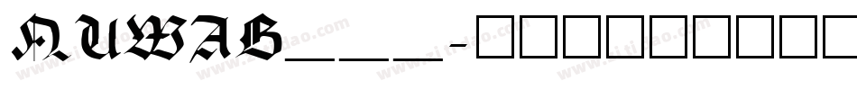 NUWAB___字体转换
