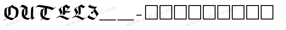 OUTELI__字体转换