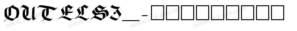 OUTELSI_字体转换