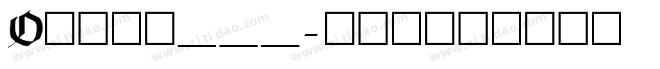 Omicz___字体转换