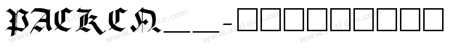 PACKCN__字体转换
