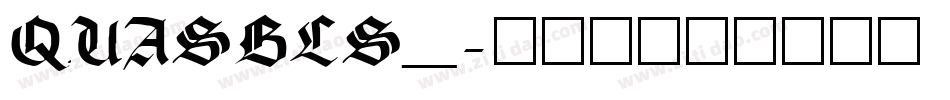 QUASBLS_字体转换
