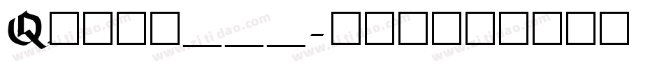 Quake___字体转换