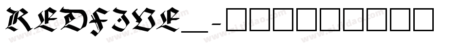 REDFIVE_字体转换