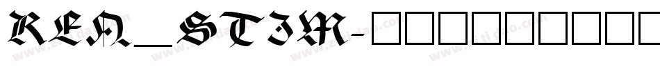 REN_STIM字体转换