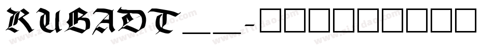 RUBADT__字体转换