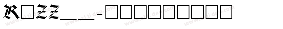 RxZZ__字体转换