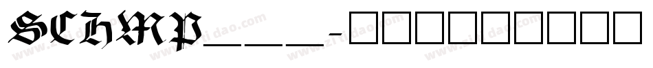 SCHMP___字体转换