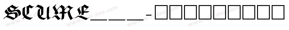 SCUME___字体转换