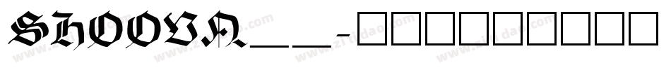 SHOOVN__字体转换