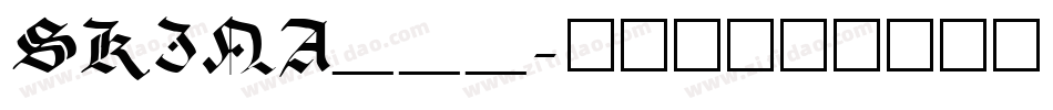 SKINA___字体转换