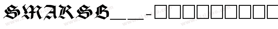 SMARSB__字体转换