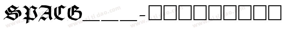 SPACG___字体转换