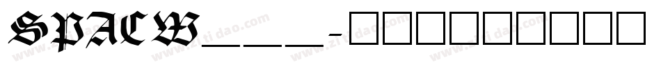SPACW___字体转换