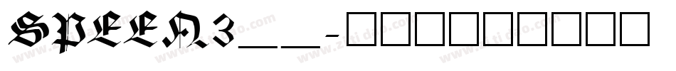 SPEEN3__字体转换