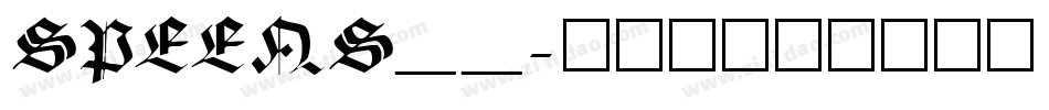 SPEENS__字体转换