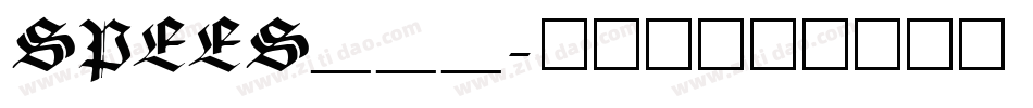 SPEES___字体转换