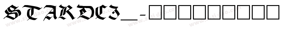 STARDCI_字体转换