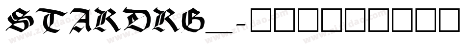 STARDRG_字体转换