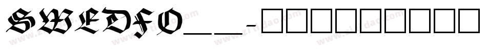 SWEDFO__字体转换