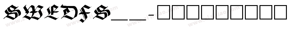 SWEDFS__字体转换