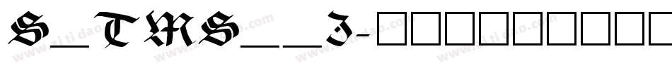 S_TMS__I字体转换