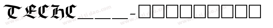 TECHC___字体转换