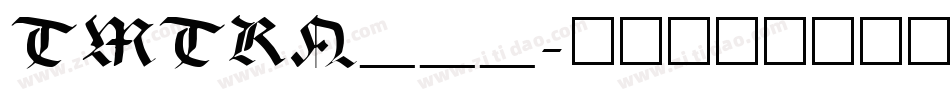 TMTRN___字体转换