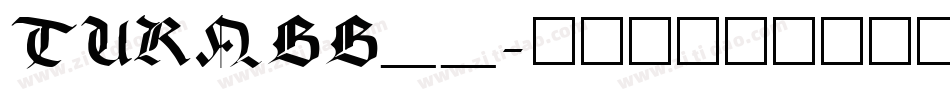 TURNBB__字体转换