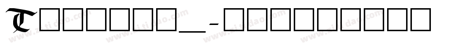 Teleglb_字体转换