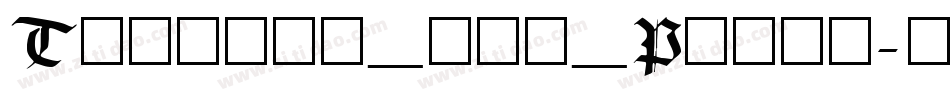 Tesoros_del_Prado字体转换