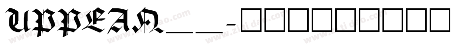 UPPEAN__字体转换