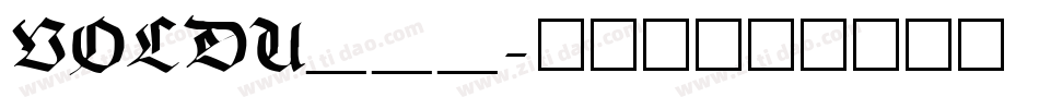 VOLDU___字体转换