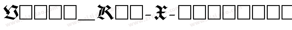 Vague_Rnd-X字体转换